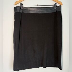 Akris Punto Black Pencil Midi Skirt for Work size 10